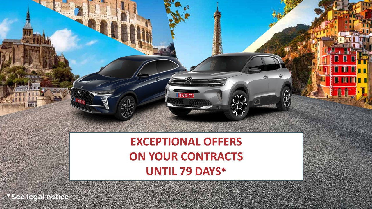 For a delivery from September 8th, 2025 to December 31st, 2025, 400€ off on your contracts until 79 days