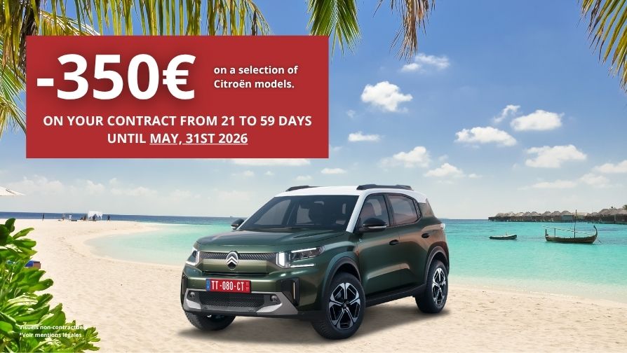 Exclusive discounts for bookings of from 21 to 59 days.